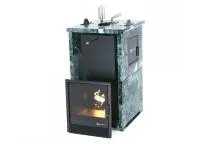 печь для бани изистим сочи м2 premium в трехст.кожухе из змеевика закр.верх бок.вход слева(aisi 321)