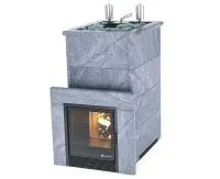печь для ком. бани изистим геленджик к premium (aisi 321) 4х стор. кожухе из талькохлорита откр.верх