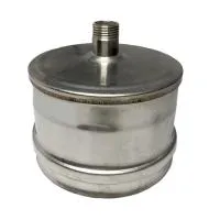 заглушка craft м внешняя с конденсатоотводом нержавеющая (316/0,5) ф200 боковой выход