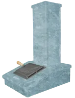 облицовка на трубу gfs 30 зк гром 30 130х790 талькохлорит 3 яруса под шибер