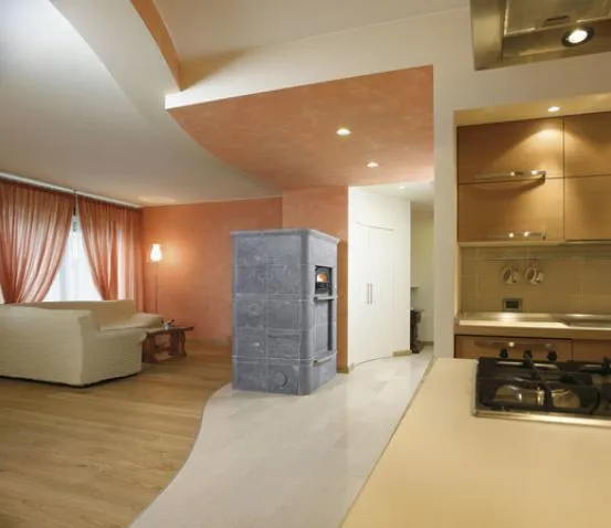 печь-камин tulikivi tlu2480 classic с духовкой (нижнее)