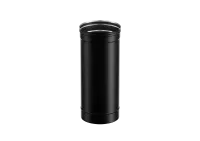 дымоход феррум нержавеющий (430/0,8 мм) ф115 l=0,5м черный