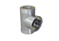 тройник феррум утепленный угол 90° нержавеющий (430/0,5мм)/оцинкованный, ф135/200, по воде