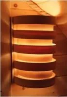 абажур настенный прямой, кедр, банный эксперт