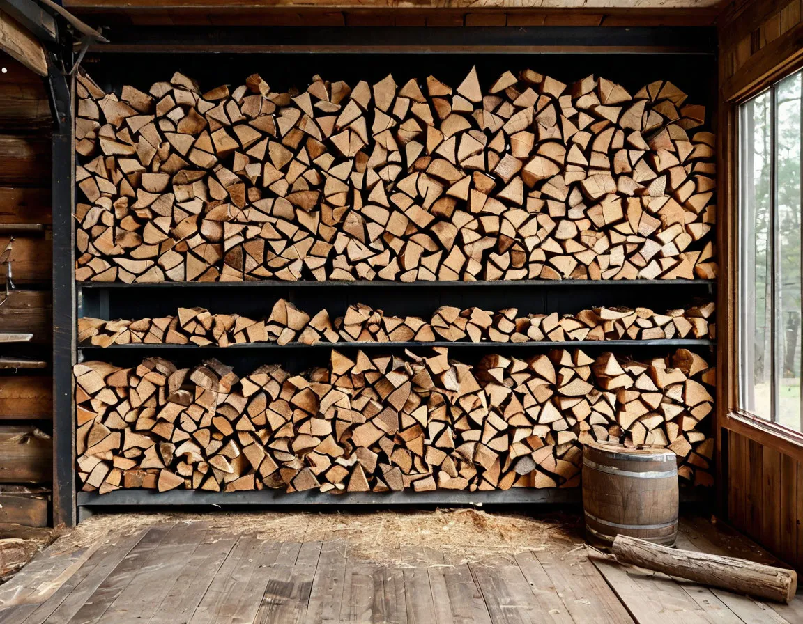 Как правильно хранить дрова для камина