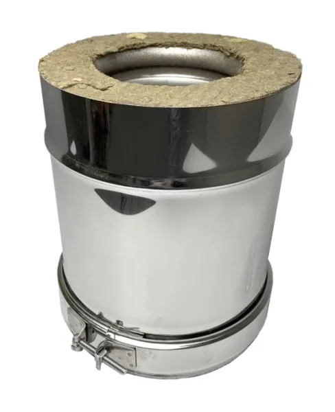 дымоход craft утепленный нержавеющий (316/0,8/304/0,5) ф115/200 l=1м по воде