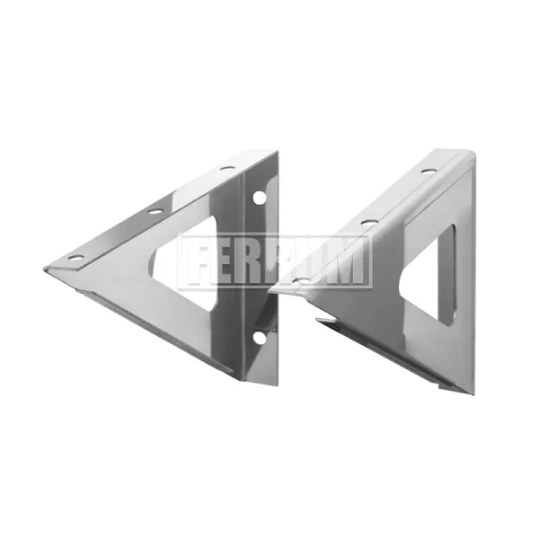 консоль феррум к2 (430/2 шт), l=330мм черный ral9005