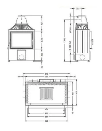 топка каминная spartherm bravo
